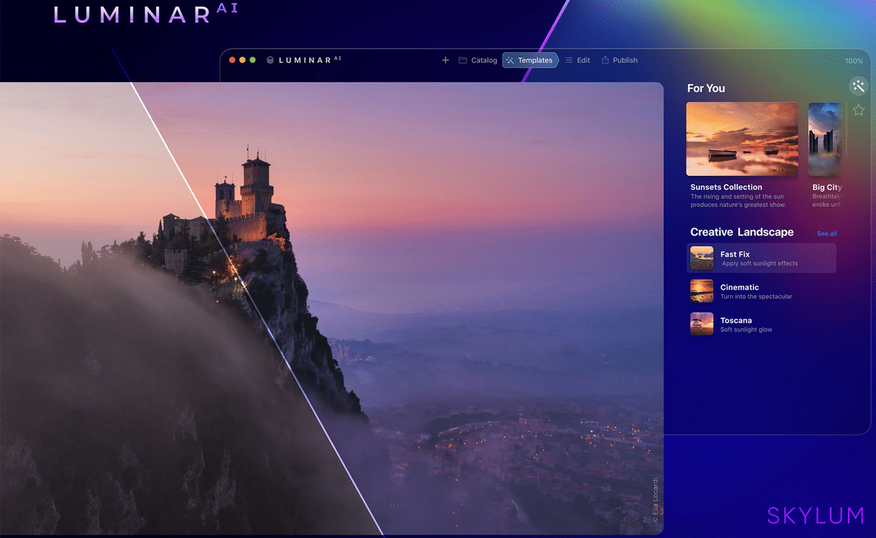 Luminar Ai For Mac Ai Photo Editing For Mac &Amp; Pc By Skylum