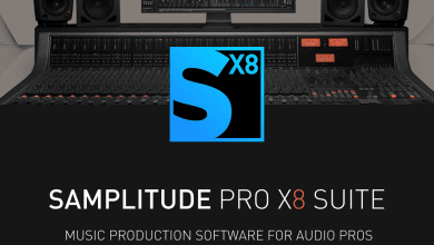 Image Of 'Samplitude Pro X8 Suite' Software Package By Magix With Crack For Download.