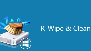 R-Wipe &Amp; Clean Logo: A Sleek And Modern Logo For The Software, Featuring The Brand Name In Bold, Clean Typography.