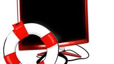 1. Red And White Life Preserver Next To A Computer Monitor In Windows System Control Center.