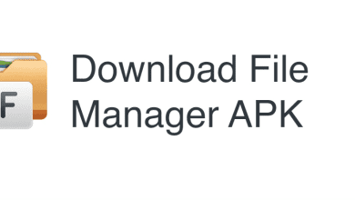 1. File Manager Apk Download Button On A Smartphone Screen.