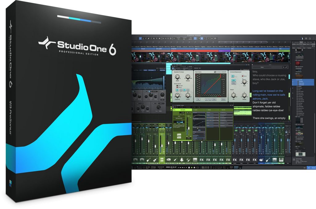 Version 1: &Quot;Image Of Presonus Studio One 6 Professional Software Displayed On A Mac Computer Screen.&Quot;