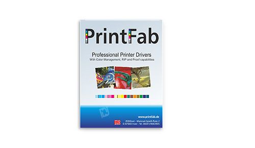 1. Printfab Pro Xl - Free Download Button With Printer Icon On Blue Background.