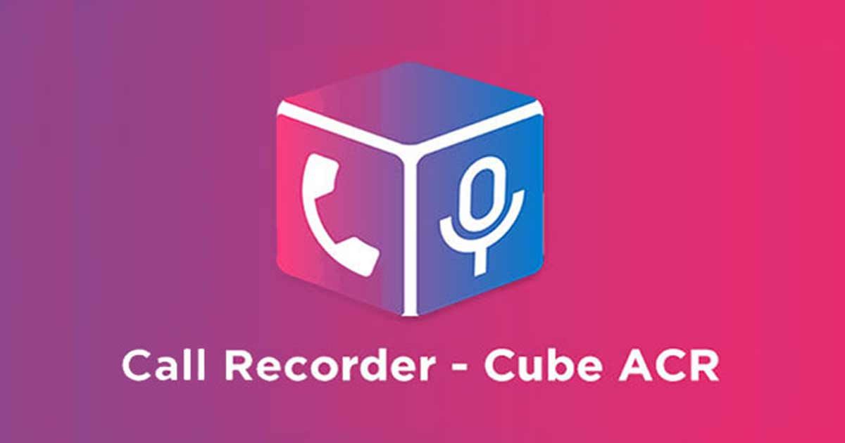 Call Recorder Cube Acr - A Small Cube-Shaped Device With The Words 'Call Recorder Cube Acr' Displayed On Its Surface.