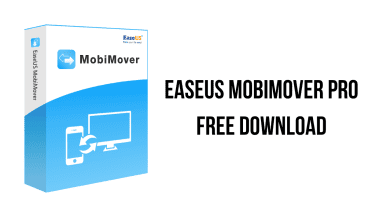 Image Of A Software Box For Easeus Mobimover Pro Next To Text That Reads &Quot;Easeus Mobimover Pro Free Download&Quot;. The Software, In Blue And White Packaging, Features An Icon Of Two Devices With An Arrow Indicating Data Transfer. This Pro &Amp; Tech Solution Simplifies Your Data Management Needs.