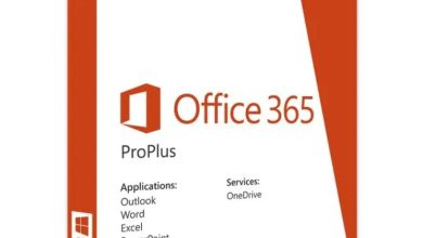 Image Of A Retail Box For Microsoft Office 365 Proplus. The Package Is White With Orange Accents And Features The Office 365 Logo. It Lists Applications Such As Outlook, Word, Excel, Powerpoint, Onenote, Access (Pc Only), And Publisher (Pc Only). &Quot;For Mac And Windows&Quot; Is Noted At The Top. Includes An Online Installer For Quick Setup.