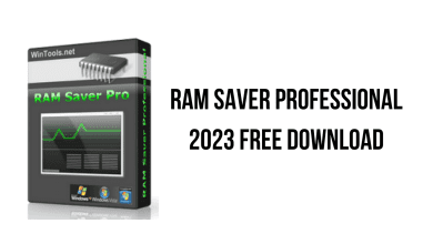 The Image Showcases The Box Design Of Ram Saver Professional V24.8.0, A Software Product By Wintools.net. It Features A Bar Graph And A Ram Chip On The Box. Accompanying The Image Is The Text &Quot;Ram Saver Professional 2023 Free Download.