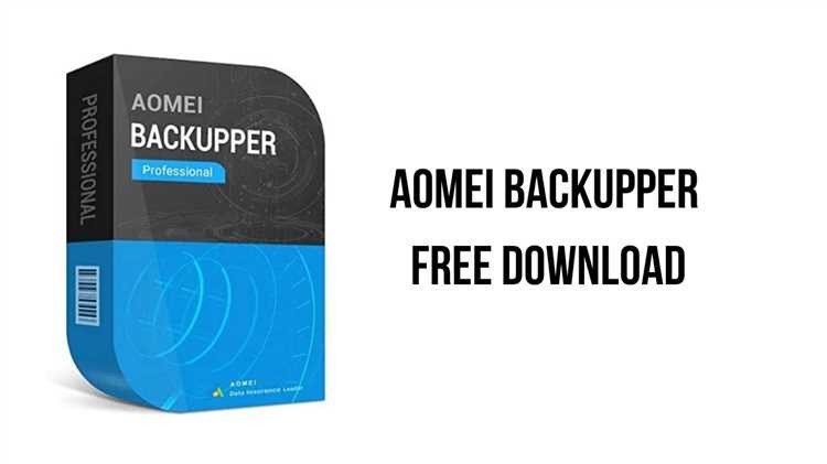 Image Showing The Packaging For Aomei Backupper Professional Software. The Box Is Predominantly Black And Blue With Text Indicating The Product Name. To The Right, Large Text Reads &Quot;Aomei Backupper Free Download&Quot; Against A White Background, Highlighting The Versatility From Technician Plus To Winpe Support.