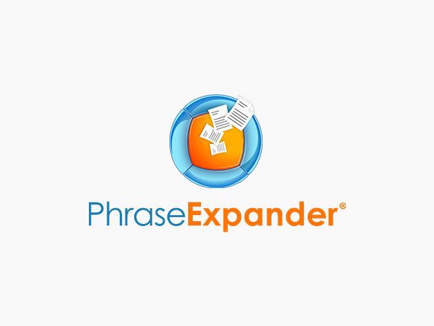 The Image Depicts The Phraseexpander Logo, Featuring A Blue And Orange Circular Icon With Documents Flying Out From The Center. Below It, &Quot;Phraseexpander&Quot; Is Written Professionally, With &Quot;Phrase&Quot; In Blue And &Quot;Expander&Quot; In Orange.