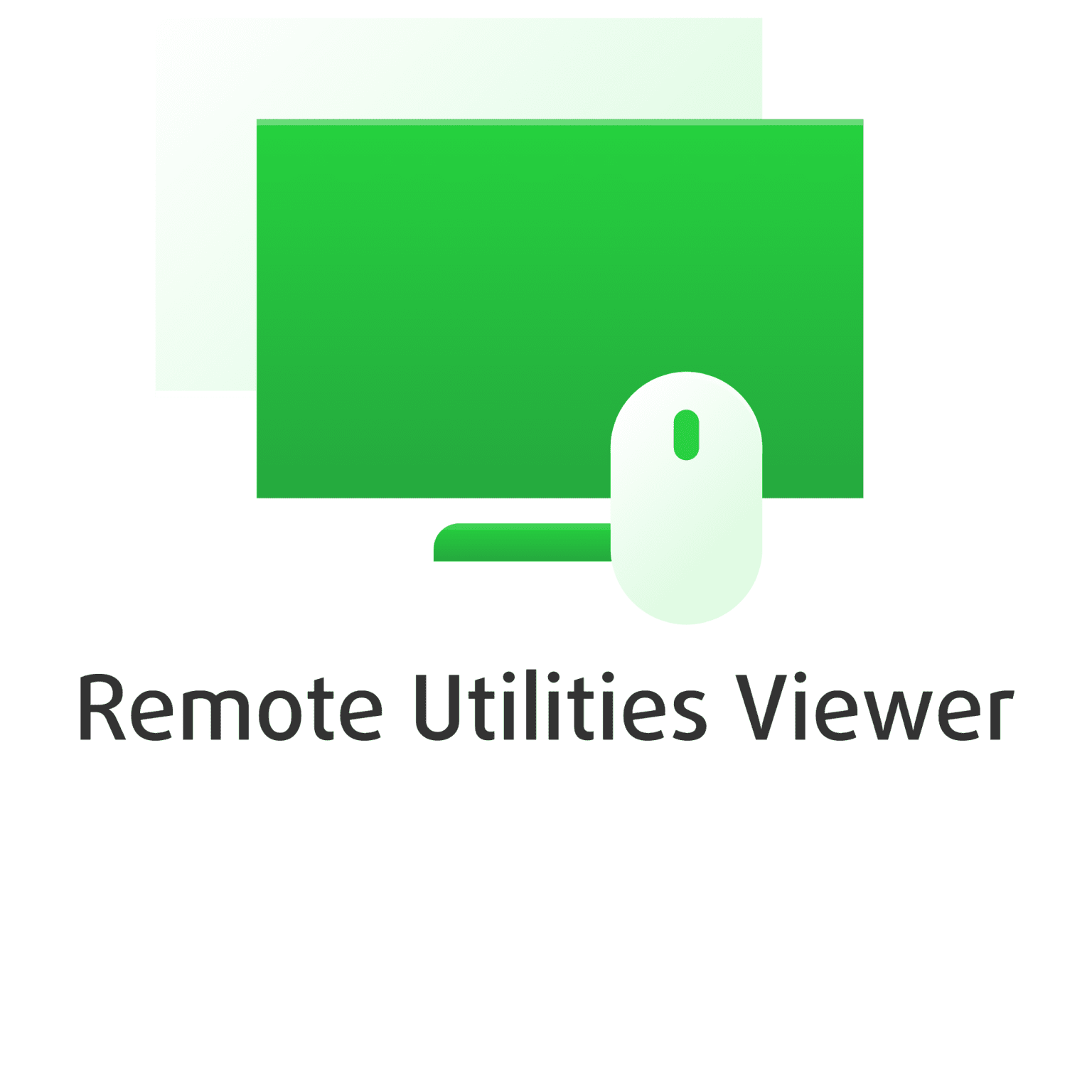 A Green Computer Monitor With A Green Mouse In Front Of It, Illustrating The Concept Of Remote Access. The Text &Quot;Remote Utilities Viewer&Quot; Is Written Below The Graphic In Black, Making It Clear That This Powerful Tool Facilitates Seamless Connectivity And Control.